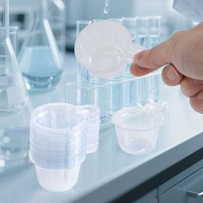 150Pcs 40ml Small Resin Mixing Cups, Disposable Plastic Measuring Cups | Clear, Paint Dispensing for Mixing Paint, Stain, Epoxy, Resin