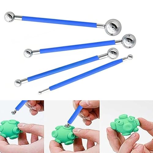 38PCS Mandala Dotting Tools & Art Brush Kit, Dot Painting Set with Nail Brushes, Dotting Pens, Acrylic Rods, Paint Palette for Rock Painting, Nail Art, Pottery Clay, DIY Crafts for Beginners - color: 38Pcs