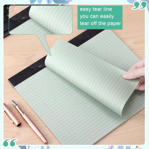 Lincia 6 Pcs Legal Pads Landscape Notebook, Earth Colors - color: Earth Colors