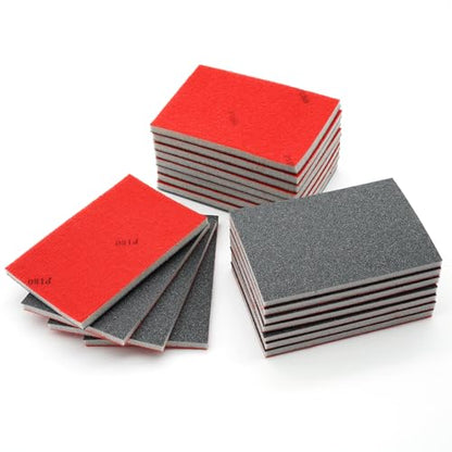 20Pcs Sanding Sponge, 3 x 4 Inch Soft Foam Sanding Block, 180 Grit - style: 180 Grit