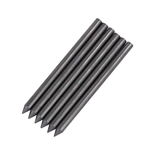 JIAHG 6 Pcs HB 5.6mm Charcoal Lead Refills Mechanical Pencil Lead Professional Artist Sketch Pencil Refills Automatic Graphite Pencil Lead Refills for Students Drawing Sketching Art Supplies - color: 6pcs 5.6mm Lead Refills-HB