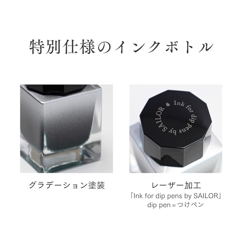 Sailor Fountain Pen Dip Pen Bottle Ink Dipton Dark Cave/Scene Water Based Dye 20ml 13-1800-203 - color: Dark Cave/Scene