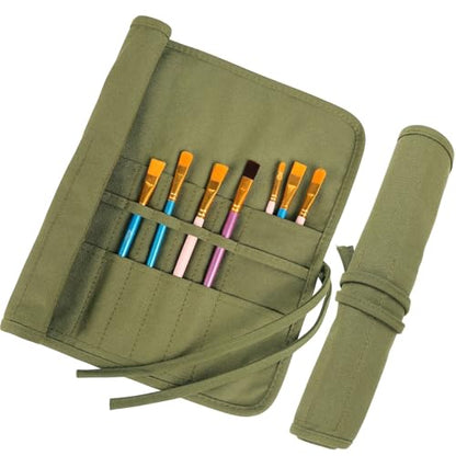 Paint Brush Holder with 22 Slots, 13” x 15” Paint Brush Storage Organizer