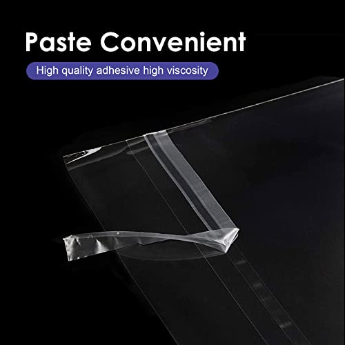 25 Pack Acid Free Crystal Sealed Clear Bags for 9x12 Art Prints, Photos | 1.496mil (Single Side), 9 3/8 Inches by 12 2/5 Inches - size: 9 inch x 12 inch