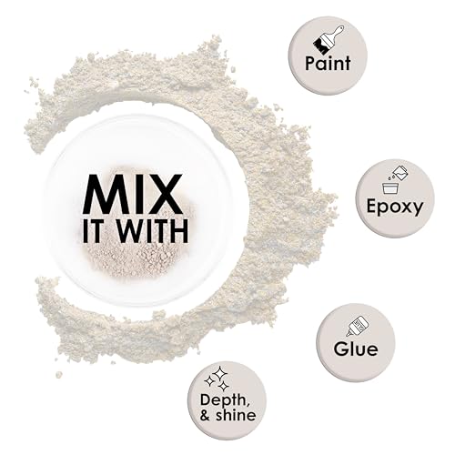 U.S. Art Supply Mica Pearl Pigment Powder Kit, 5 Interference 3.5oz (100g) | Jewelescent - Cosmetic Grade, Epoxy Resin Color Pigment, Mica Powder for Resin, Soap, Slime, Candle Dye, Art - style: 5 Color - Interference Colors