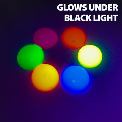 milo Fluorescent Acrylic Paint Set, 6 Neon UV Colors, 16 oz Bottles | Glows in Black Light, AP Certified Non-Toxic, Made in USA, Arts & Crafts Paints for Artists, Student, Hobby Painters, Mixable - style: Fluorescent Set 6 x 16 oz