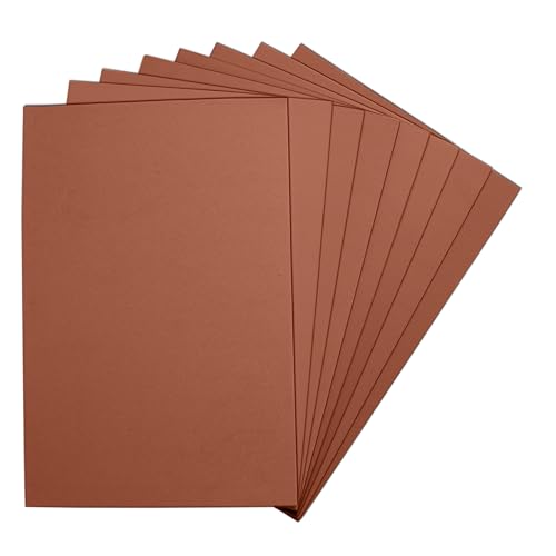 Brown EVA Foam Sheets, 6 x 9 Inch, 2mm Thick – Foam Paper for DIY Arts and Crafts, School Projects, and More – 8 Pack - color: Brown