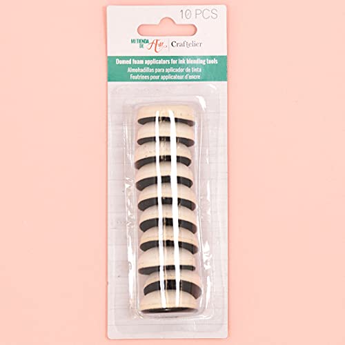 Craftelier - Replacement Round Foam Pads of 30 mm Diameter for Applying and Mixing Inks for Scrapbooking and Other Craft Projects | Compatible with Ink Blending Tool - size: Replacement Foam Refills of 30 mm