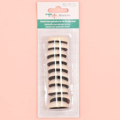 Craftelier - Replacement Round Foam Pads of 30 mm Diameter for Applying and Mixing Inks for Scrapbooking and Other Craft Projects | Compatible with Ink Blending Tool - size: Replacement Foam Refills of 30 mm
