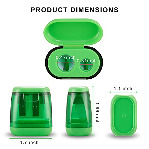 Sonuimy Pencil Sharpeners, 4 Pcs Pencil Sharpeners Manual