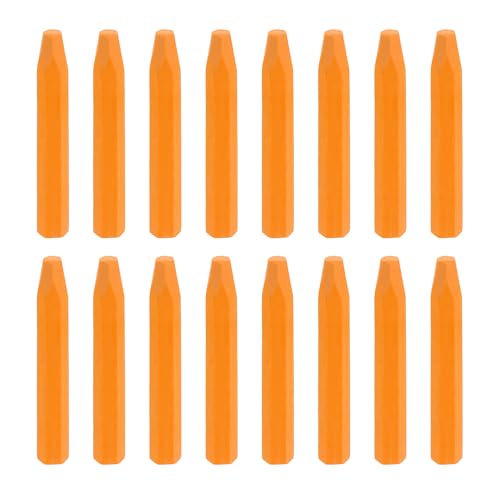 MECCANIXITY 16PCS Oil Pastels Set, Soft Oil Colored Drawing Pastels Chalk Vibrant Color for Artists Art Supplies for Beginners Teachers, Orange - color: Orange