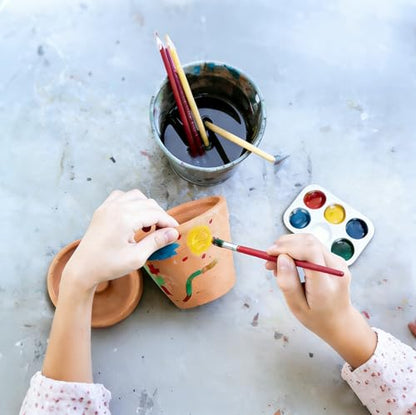 100PCS Paint Tray Palettes Plastic Paint Pallets Watercolor Palette Painting Tray for Painting Party, DIY Craft and Art Painting