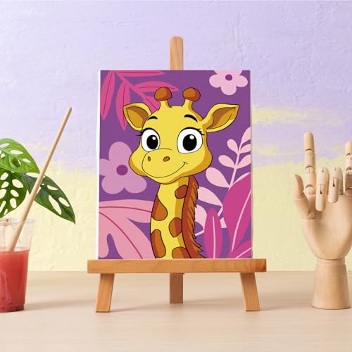 Louise Maelys 5x7Inch Pre Drawn Canvas for Painting for Kids, 12Pack - color: ANIMAL