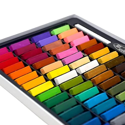MUNGYO Soft Pastel Set – 64 Vibrant Colors for Artists | Smooth & Blendable | Square Shape - style: Square Soft Pastels