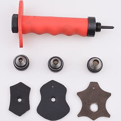 13 Sharp Hollow Punch Tool Set Leather Kit Gasket Hole