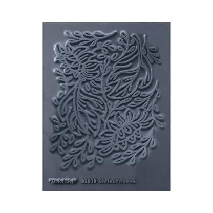 AVES Co Rubber Texture Clay Stamps, Make Impression w/Christi Friesen Stamp - style: Quiet Riot