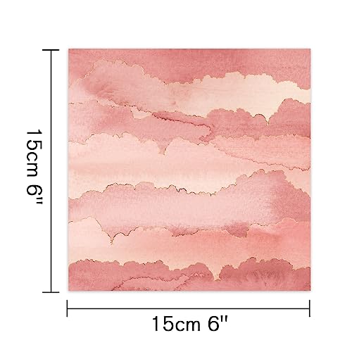 Scrapbook Paper, 24 Sheets 6"×6" 160gsm Single-Sided Patterned Cardstock - color: 24 sheets-cactus