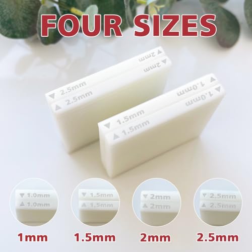 Keoker 4 Sizes Polymer Clay Bead Roller, Polymer Clay Bead Maker, Bead Molds for Clay, Polymer Clay Tool - color: Bead Roller Color