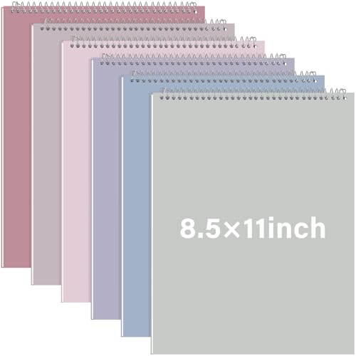 Maitys 6 Pcs Steno Spiral Notebooks, Pastel Color, Whimsical Style - color: Pastel Color, style: Whimsical Style