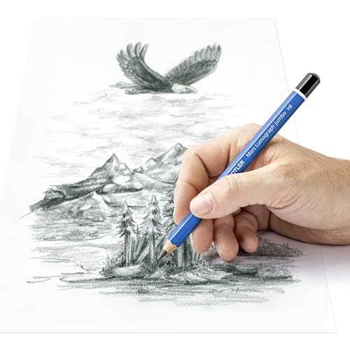 STAEDTLER PENCILS DRAWING MARS LUMOGRAPH JUMBO SET OF 5 (Pack of 2) - size: 5 Count (Pack of 2)