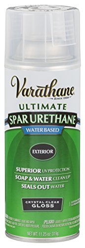 Varathane 250081 Water-Based Ultimate Spar Urethane Spray, 11.25 oz, Gloss - size: 11.25 oz Spray, style: Gloss