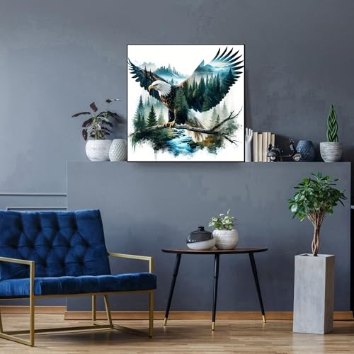 Diamond Art Kits for Adults,Eagle Diamond Painting Kits for Beginner - color: Eagle