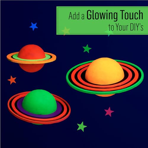 FolkArt Glow-in-the-Dark Acrylic Paint, 2oz., Blue - color: Blue, size: 2 Fl Oz (Pack of 1)