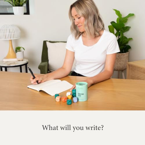 Two Tumbleweeds Writing Dice - Story Prompts to Beat Writer's Block | A highly giftable creative writing tool for Teens & Adults – Gift for Authors, Teachers & Storytellers – Set of 9 Dice - style: Writing Dice