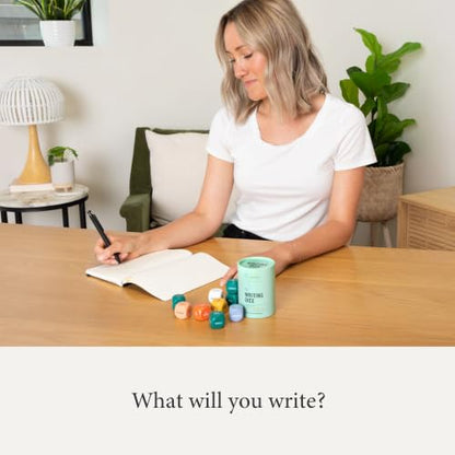 Two Tumbleweeds Writing Dice - Story Prompts to Beat Writer's Block | A highly giftable creative writing tool for Teens & Adults – Gift for Authors, Teachers & Storytellers – Set of 9 Dice - style: Writing Dice