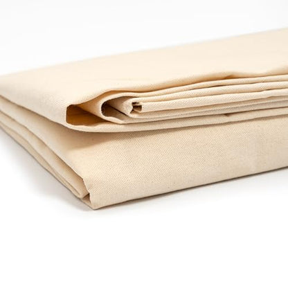 Cotton Canvas Fabric Roll Painting - 7 Oz, 60" Wide, 3 Yards Long, 100% Cotton Canvas Unprimed, Unstretched Duck Cloth for Artists & DIY Projects - Multipurpose Drop Cloth of Painting (3 Yards)