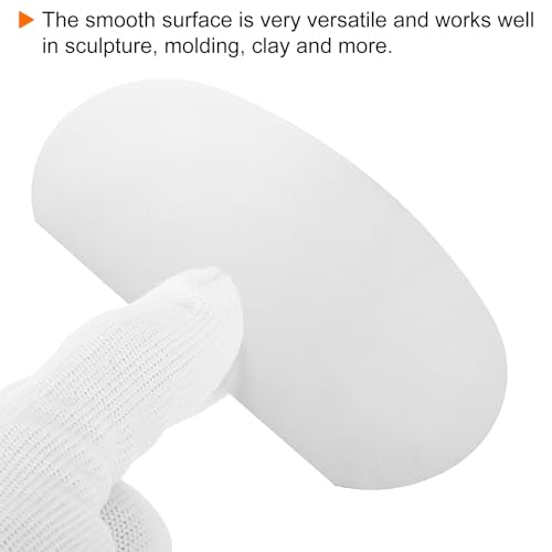 HARFINGTON 6pcs Stainless Steel Clay Scraper, Pottery Steel Clay Sculpture Smooth Scraper Tool for Pottery Clay Sculpture Sculpture Ceramic DIY