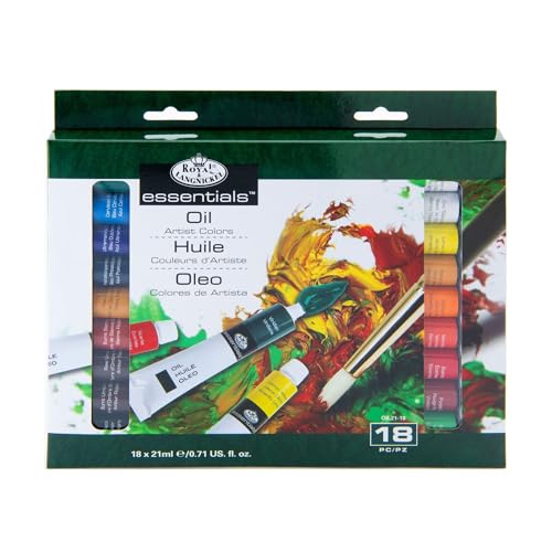 Royal & Langnickel Oil Color Artist Tube Paint, 21ml, 18-Pack - size: 1 Count (Pack of 1)