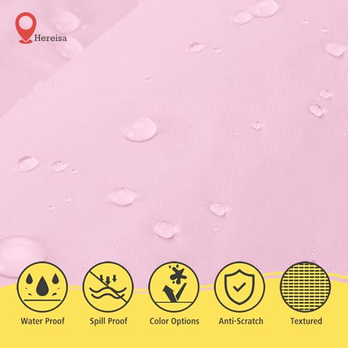 Premium Blush Pink Plastic Table Cloth Disposable (2 Pack) Round Tablecloth (84in) Party Table Cloths Disposable, Perfect Table Cloth Round Cover for Any Table Up to 6 Feet - color: Fb1 - Light Pink, size: 2 PACK | Round | 84 Inch