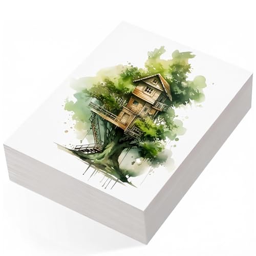 82 Sheets Watercolor Paper Bulk 4"x6", 110lb/230g Artist Trading Cards - size: 4"x6"