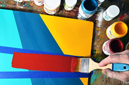 GOLDEN SoFlat Matte Acrylics, Fluorescent Violet, 4 fl. oz. Jar | Artist grade paint with gouache-like matte coverage, acrylic durability, and smooth self-leveling consistency.