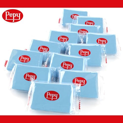Pepy Plastilina Reusable and Non-Drying Modeling Clay; Set of 24 Bars, 1.4 Ounce Each, Perfect for Arts and Crafts Projects, Light Blue - color: Light Blue
