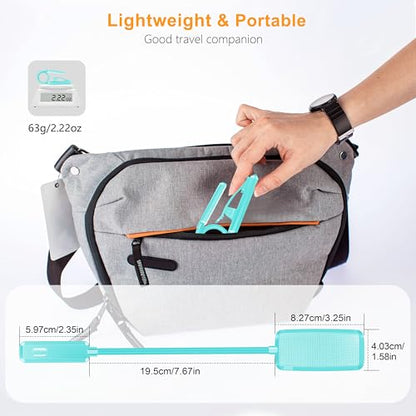 Gritin 9 LED Rechargeable Book Light for Reading in Bed | Eye Caring 3 Color Temps,Stepless Dimming Brightness,80 Hrs Runtime Small Lightweight Clip On Book Reading Light-Blue - color: Blue