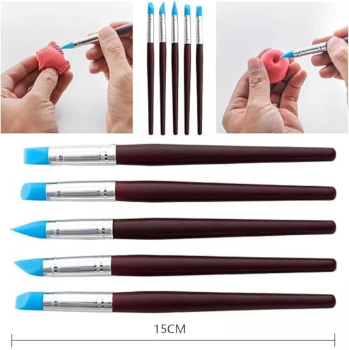 42PCS Clay Tool Set, Polymer Clay & Pottery Sculpting Tools | Clay Modeling Tools with Ball Stylus, Carving Tools, Cutting Wire & Sponge for Ceramic, Sugar Craft and DIY Crafts - color: 42Pcs