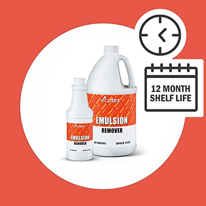 Ecotex® Screen Printing Emulsion Remover, Diazo Photo Stencil Remover, GL | Biodegradable Emulsion Remover For Silk Screens - Removes Diazo, Photo Emulsion & Stencil Residue, Dilutes Up To 4:1, 1 Qt - size: 128 Ounce (Pack of 1)