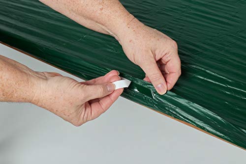 6' Rectangle Plastic Table Covers 30" x 72", Bundle of 5 (Celebration) - color: Celebration