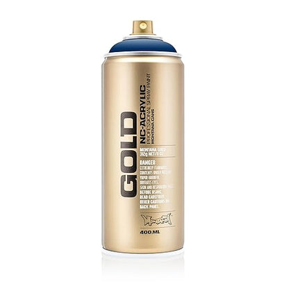 Montana Cans Montana GOLD 400 ml Color, Shock Blue Dark Spray Paint, MXG-S5020 - color: Shock Dark Blue, size: 13.5 Fl Oz (Pack of 1)