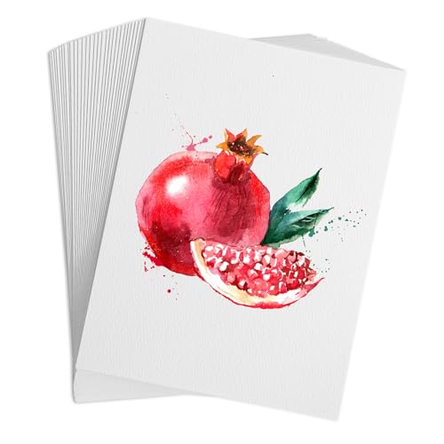 FEITAKE 100% Cotton Watercolor Paper Cold-Press / 140lb (300gsm) / Acid Free Mixed Media Art Drawing Papers - 30Sheets Pack - 6"X8"