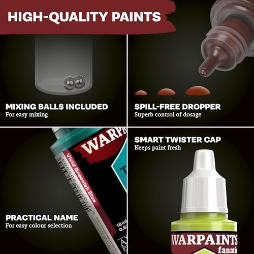The Army Painter, Warpaints Fanatic Flexible Triad: Rose Skin Tones 6x18ml | Quality Acrylic Miniature Hobby Model Paint Set for Dnd & Warhammer 40K Figures - color: Flexible Triad: Rose Skin Tones