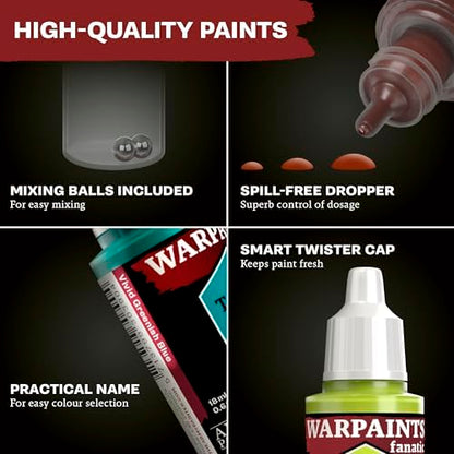 The Army Painter, Warpaints Fanatic Flexible Triad Desaturated Violets | 6 x 18ml Quality Acrylic Miniature Hobby Model Paint Set for Dnd & Warhammer 40K Figures - color: Flexible Triad: Desaturated Violets