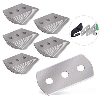 Replacement Blades for Bodyguard Vinyl Backing Cutter Knife, Stainless Steel, Pack of 50 - color: Replacement Blades