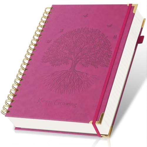Blank Notebook Journal, Hardcover Sketchbook, 300 Page No Bleed Thick Paper - color: Hot Pink, size: 8.5” x 5.5”