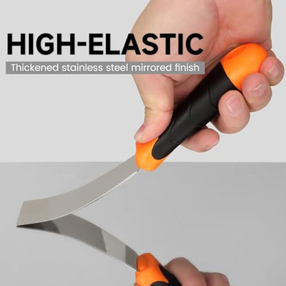 WEGAZ 2 Pack 12-In-1 3" Putty Knife Paint Scraper, 1.5" Stainless Steel | Heavy Duty Scraper Tool, Ergonomic Handle, Multi-Use Paint Scraper Tool for Painting & Wood