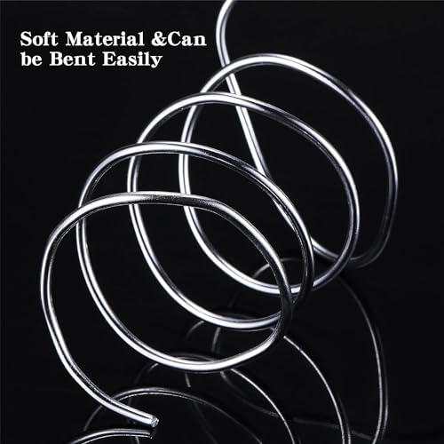 TecUnite 1 Roll Aluminum Wire for Jewelry Making, 100 M X 3 mm, Silver - color: Silver, size: 100 M X 3 mm