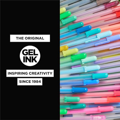 SAKURA Gelly Roll Gel Pens, Fine Point, 0.3 mm Line, Black, 6 Pack | Gel Ink Pen for Writing, Art & Drawing, Smooth Archival Quality Ink, Japanese Art Supply for Crafters - style: 6 Pen Pack
