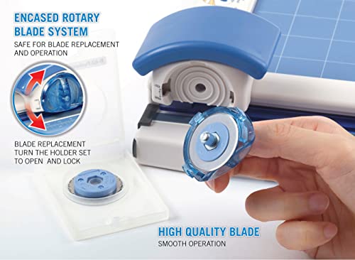 Carl Manufacturing 12200 Rotary Trimmer 12-Inch 10 Sht Cap. 10-1/4-Inch x12-Inch x3/4-Inch GY - size: 10"L x 4"W